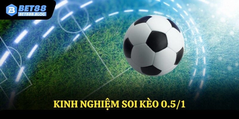 Kinh nghiệm soi kèo 0.5/1